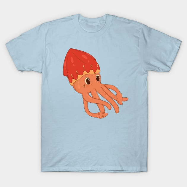 Cute squid T-Shirt by Amateur_Artist